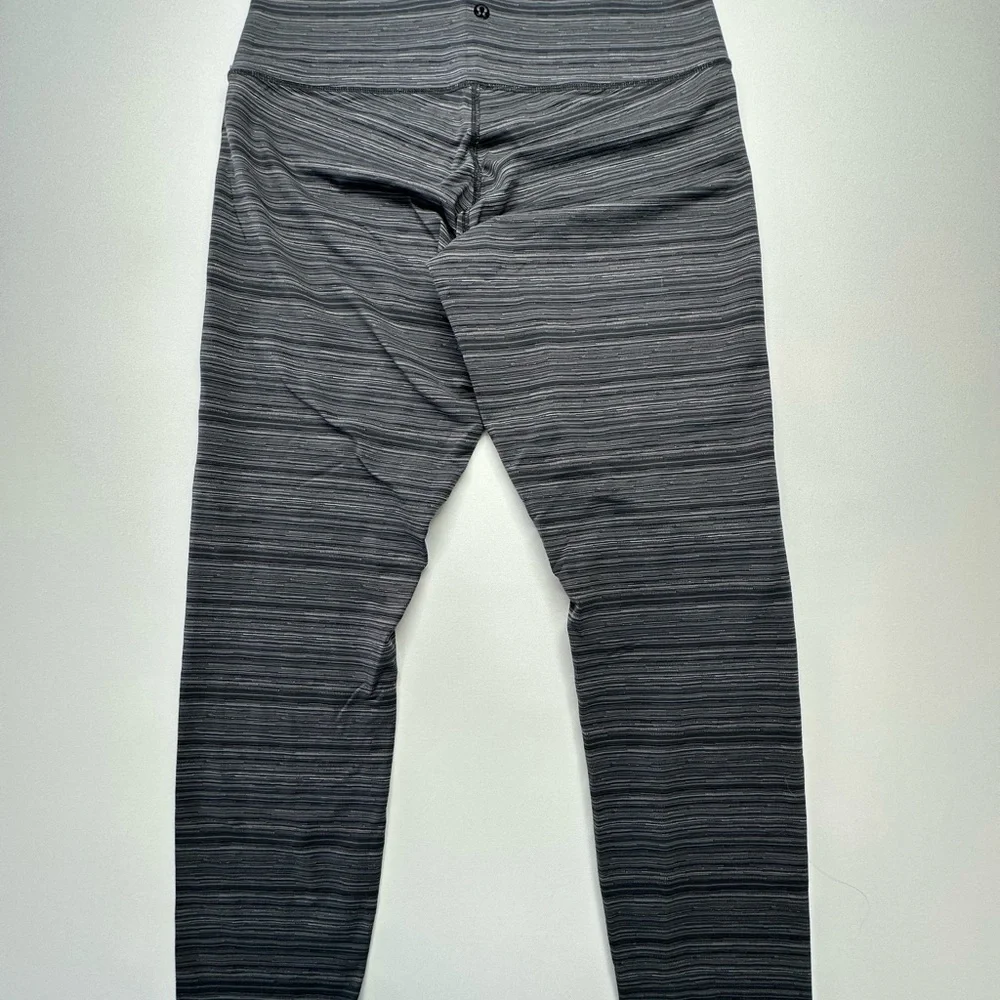 Lululemon Athletica Gray Leggings High-Waisted Stretch